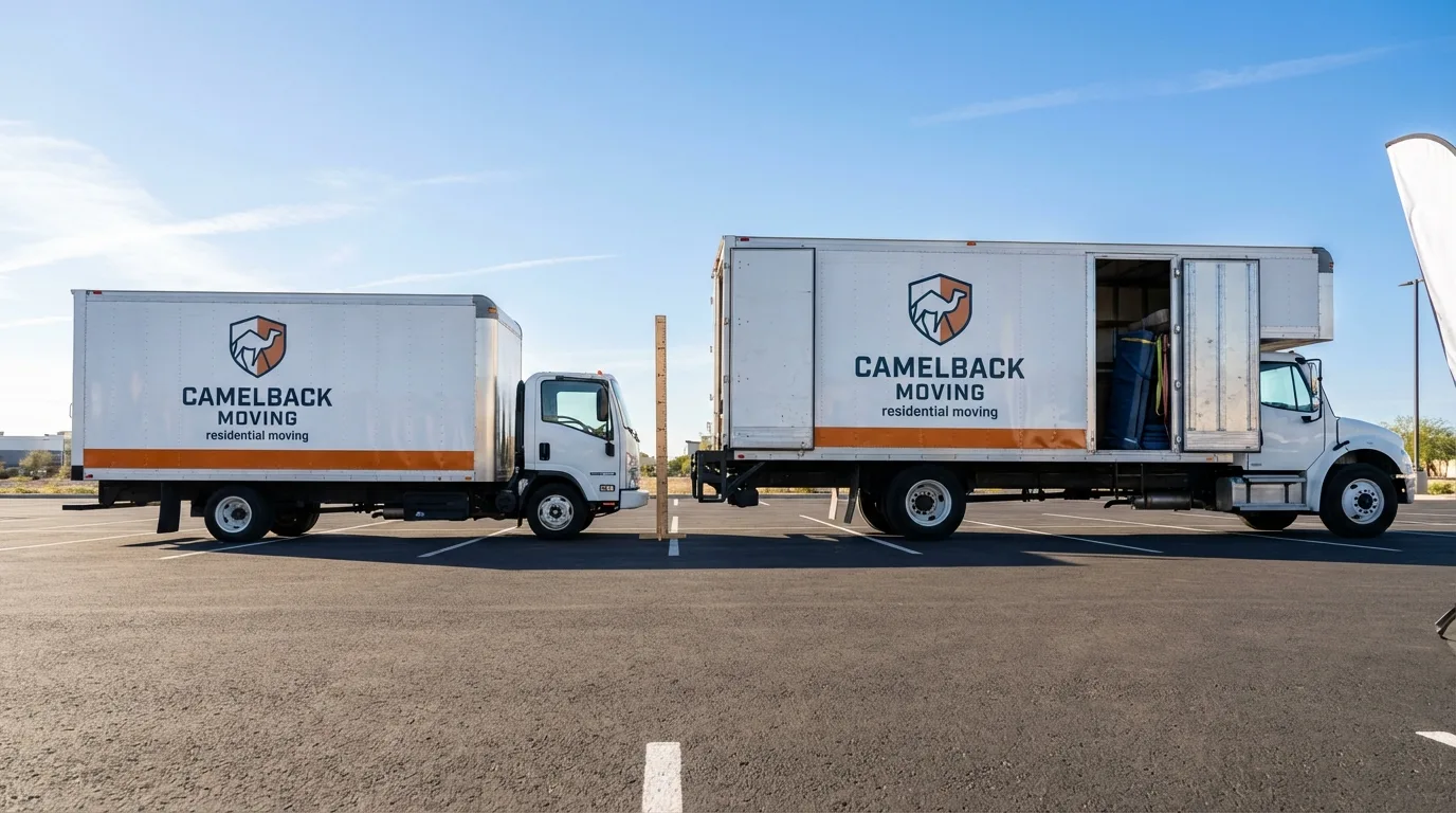 Moving truck size capacity guide in Del Norte